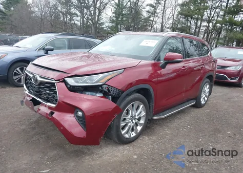 2020 Toyota Highlander Limited from USA, damaged, VIN 5TDDZRBH7LS008760